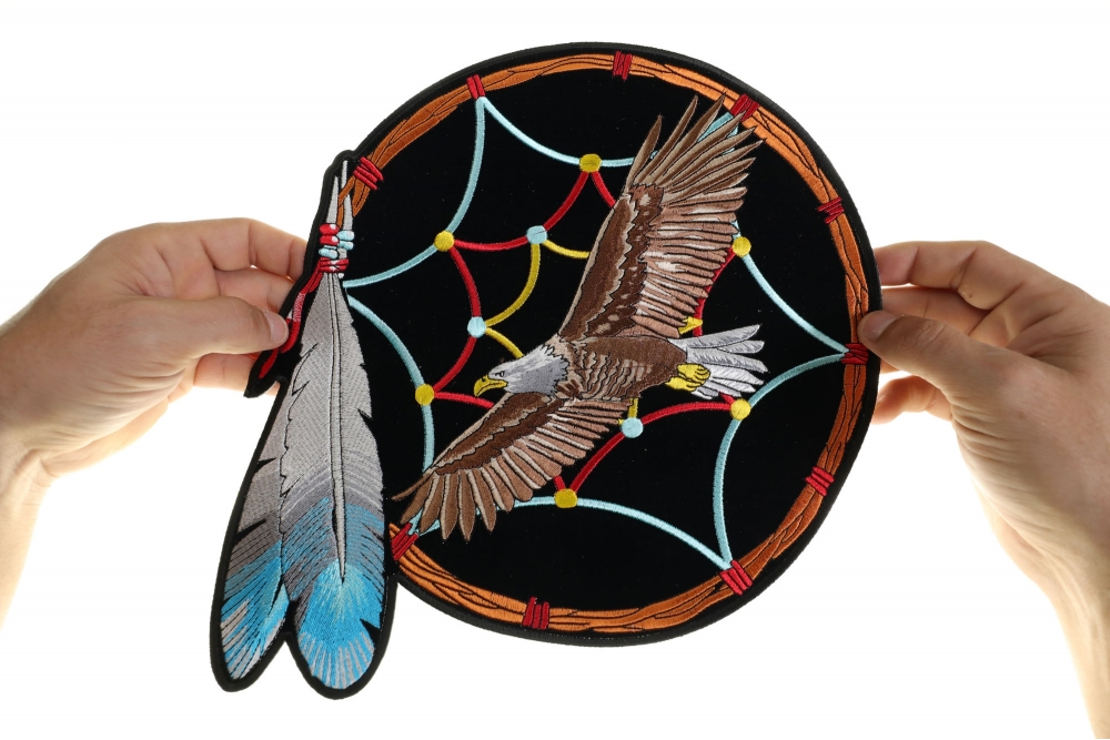 BLUE HAWK EAGLE MOTORCYCLES BIKER Embroidered Iron on Patch Free Postage BLUE HAWK EAGLE MOTORCYCLES BIKER Embroidered Iron on Patch Free Postage