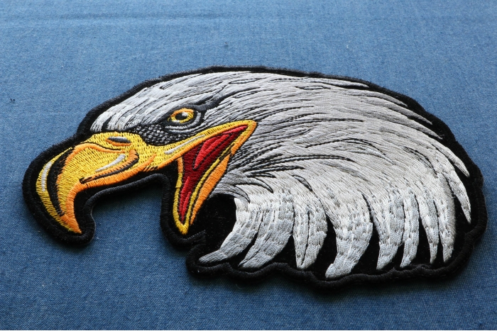 Eagle Head Looking Left Patch diagonal view