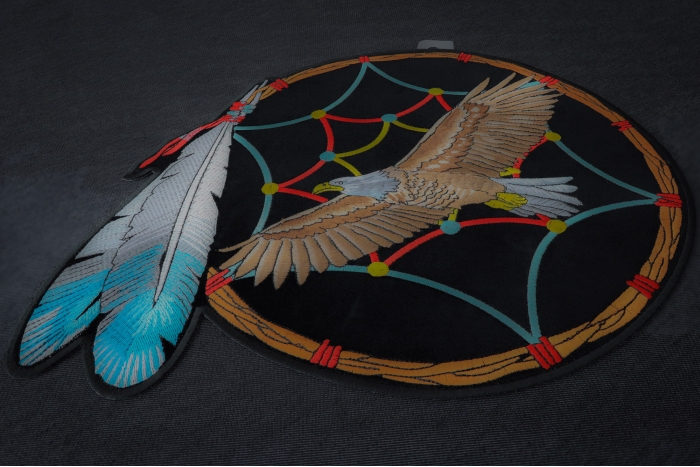 Eagle in Dreamcatcher Patch diagonal view