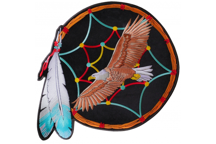 Eagle in Dreamcatcher Patch