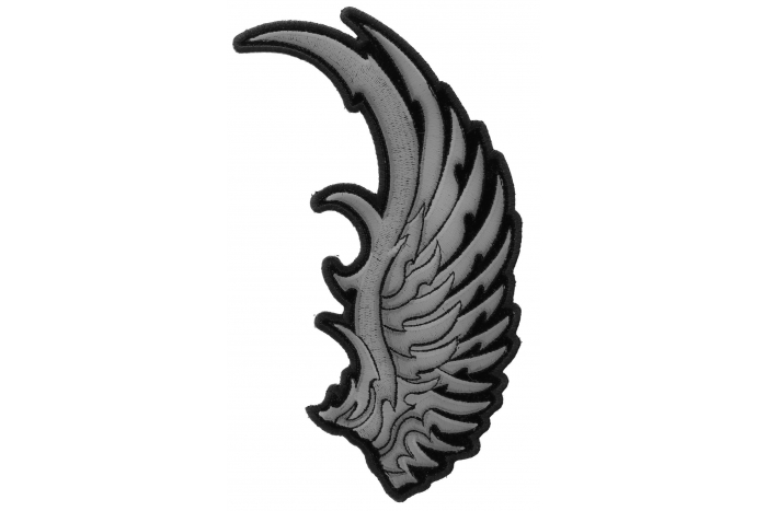 Right Silver Eagle Wing Patch