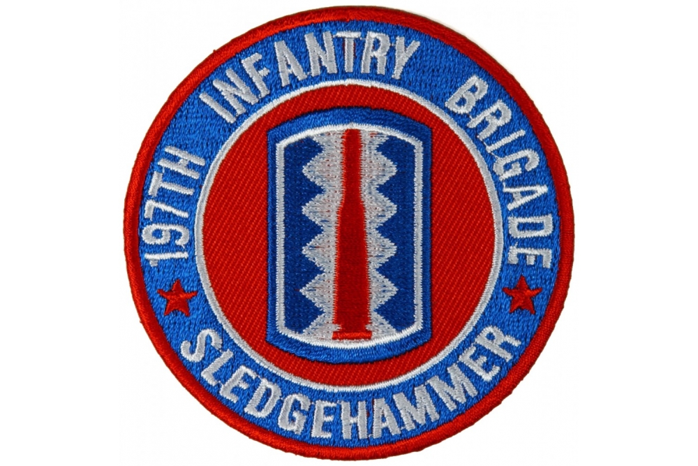 197th Infantry Brigade Patch Sledgehammer Army Patches TheCheapPlace