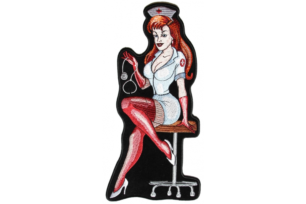 Sexy Nurse Embroidered Iron on Patch