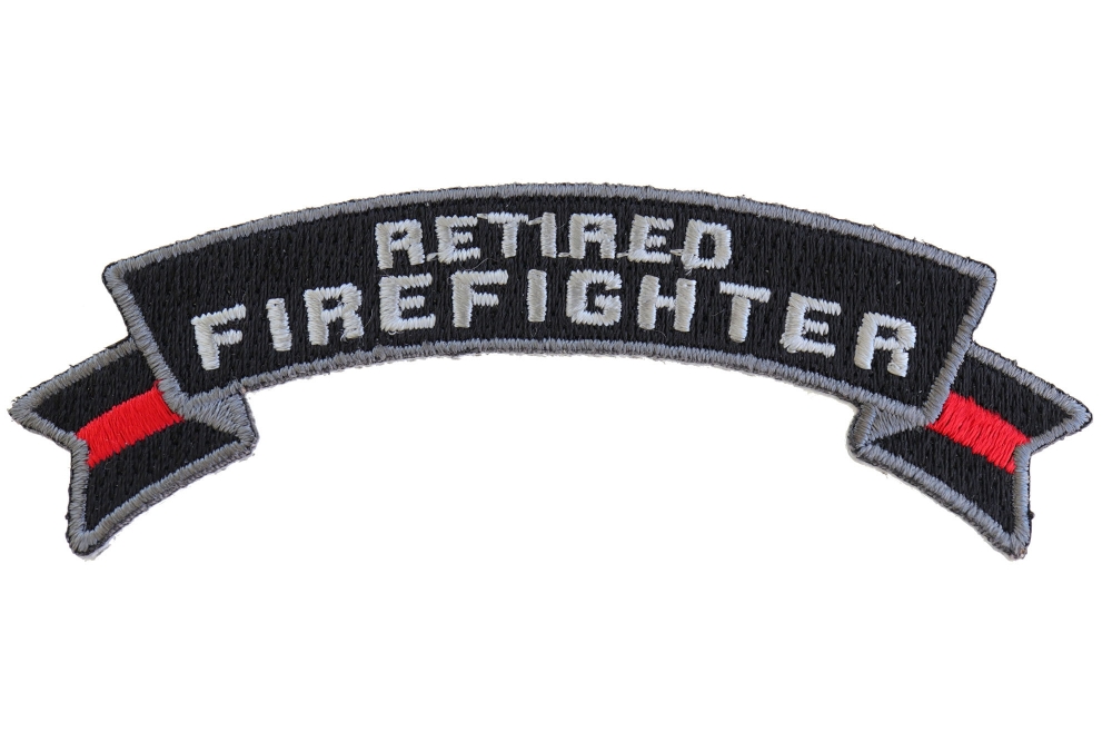 Fire Department Dept Fireman EMT Fire Fighter Rocker Back Biker Patch LRG-0586 