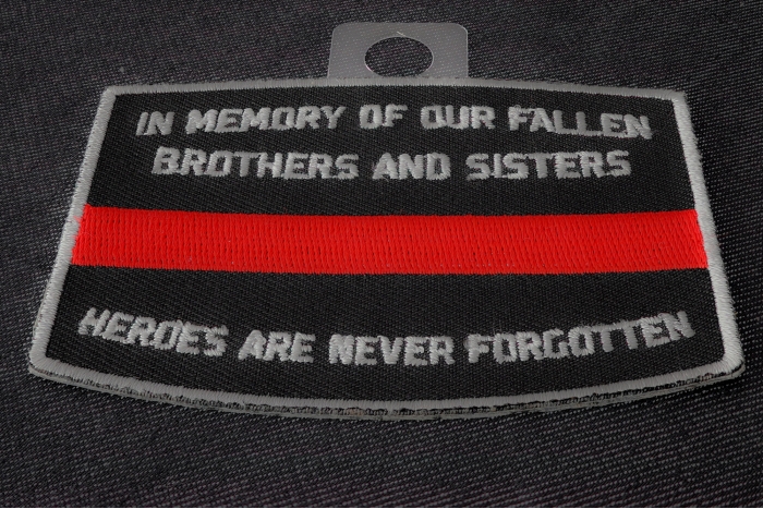 Fallen Firefighter Memorial Patch diagonal view