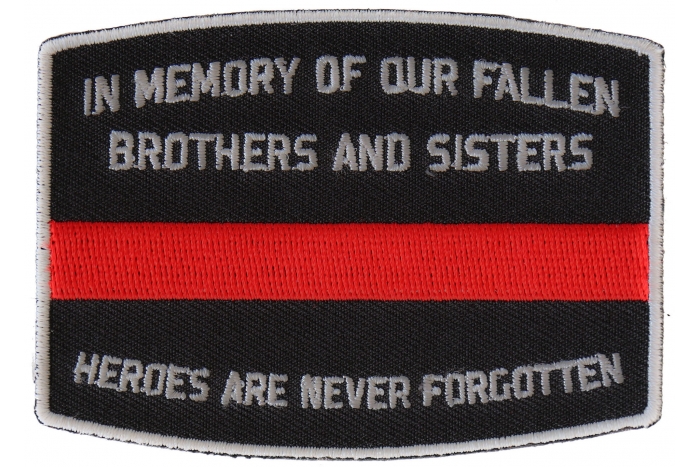 Fallen Firefighter Memorial Patch