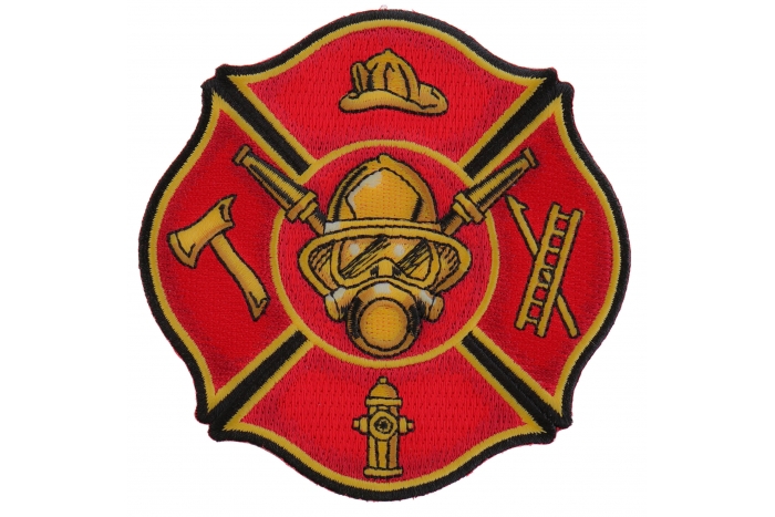 Fire Fighter Axe Ladder Hydrant Cap Patch