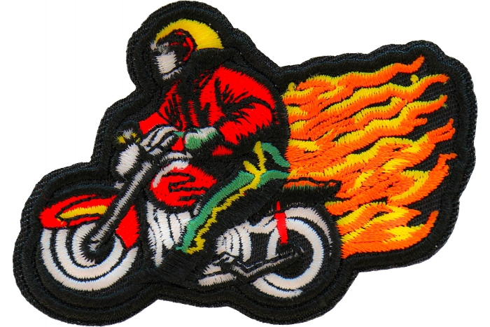 Firefighter Biker Patch