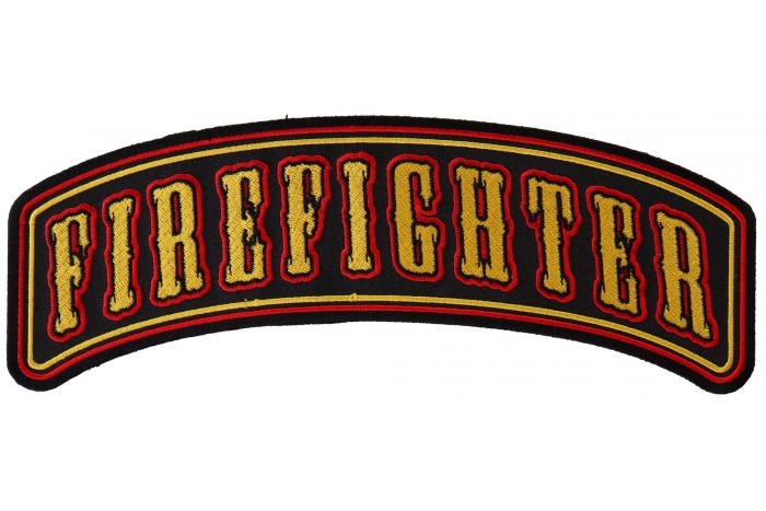 Firefighter Rocker Large Patch Firefighter Rocker Large Patch