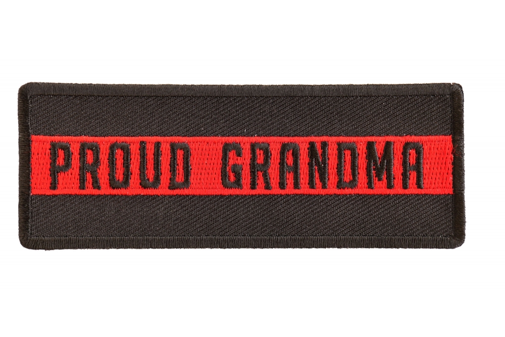 Thin Red Line Proud Grandma Patch
