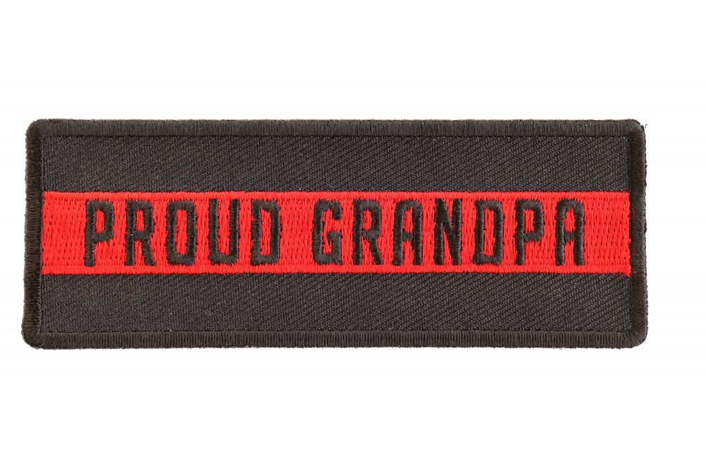 Thin Red Line Proud Grandpa Patch