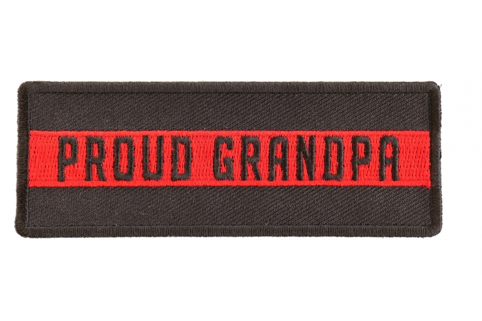 Thin Red Line Proud Grandpa Patch