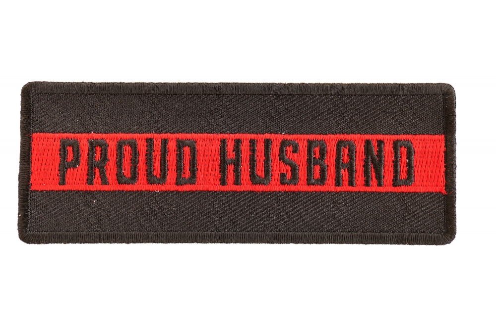 Thin Red Line Proud Husband Patch
