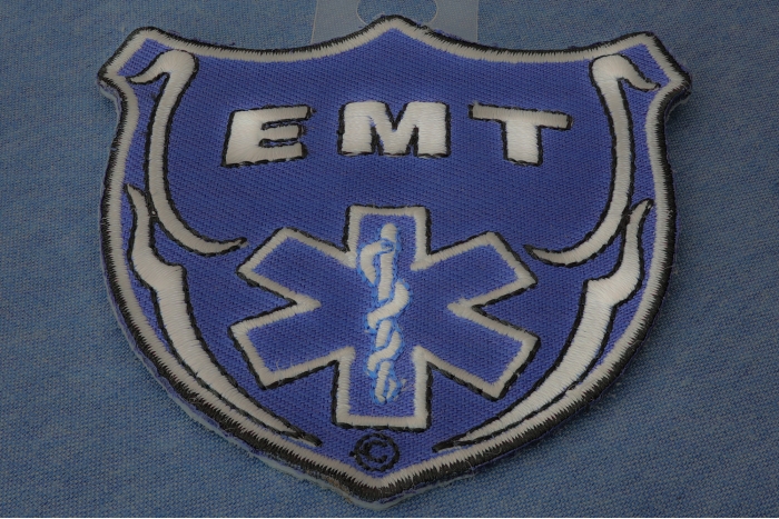 Emt Shield Patch diagonal view