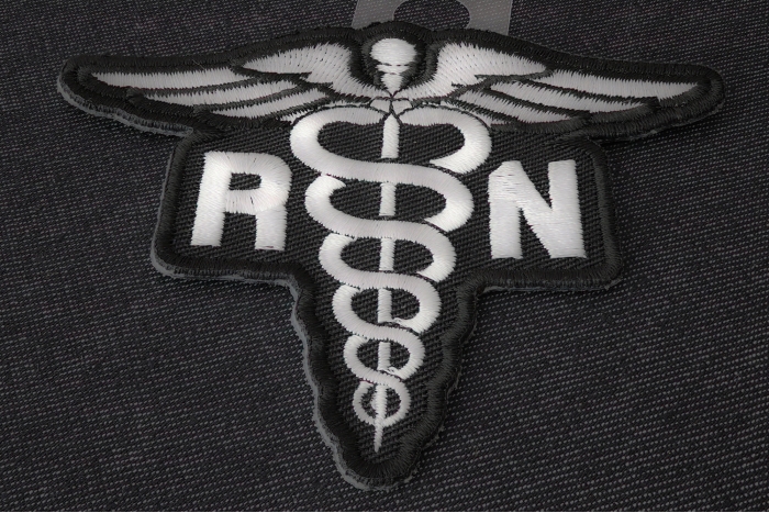 Registered Nurse RN Patch diagonal view