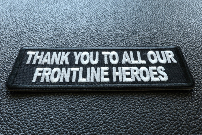 Thank you to all our Frontline Heroes Patch diagonal view