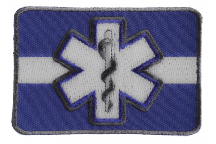 EMT Patch Thin White Line