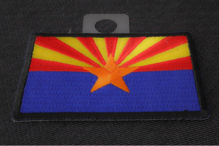 Arizona State Flag Patch diagonal view
