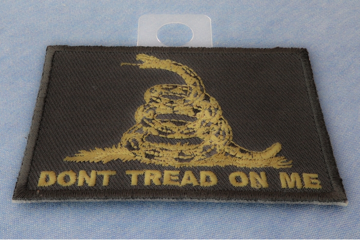 Don't Tread On Me Gadsden Flag Iron-On Patch - Covid Pandemic Funny Embroidered Patch By Cypress Collectibles