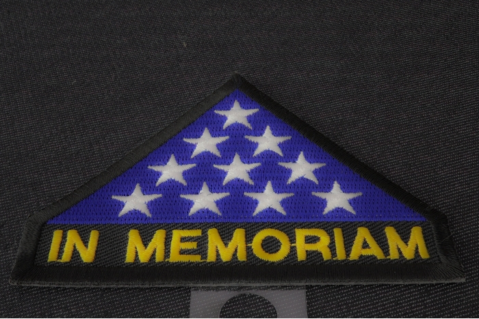 IN MEMORIAM PATCH MILITARE MIA BANDIERA AMERICANA VETERANO KIA - Foto 3