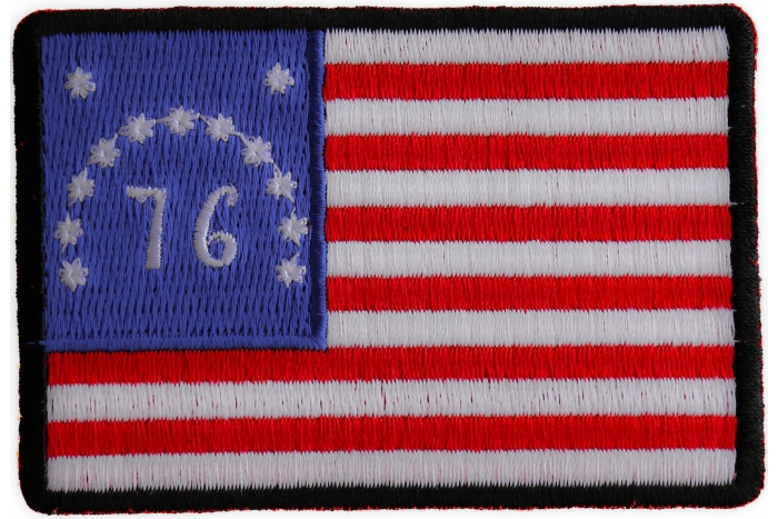 Bennington 76 Flag  Patch