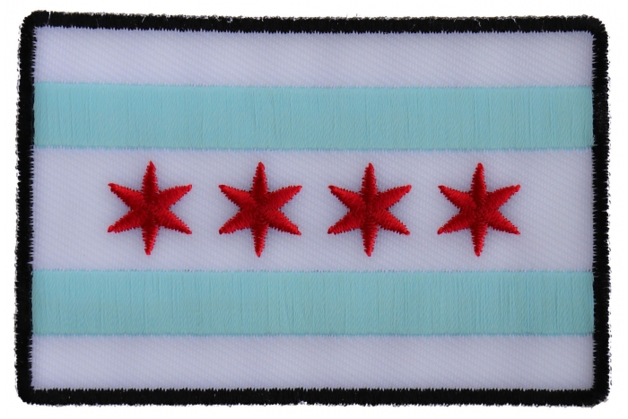 Chicago City Flag Patch