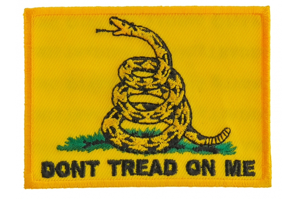 Gadsden Don't Tread on Me Embroidered Flag Patch – SL Revival Co.