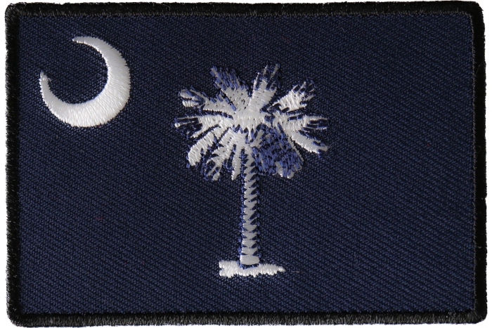 South Carolina Flag Iron on Patch