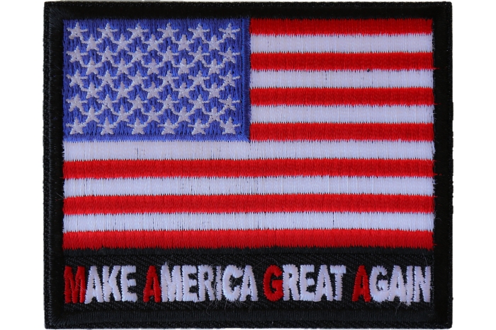 Make America Great Again MAGA US Flag Patch