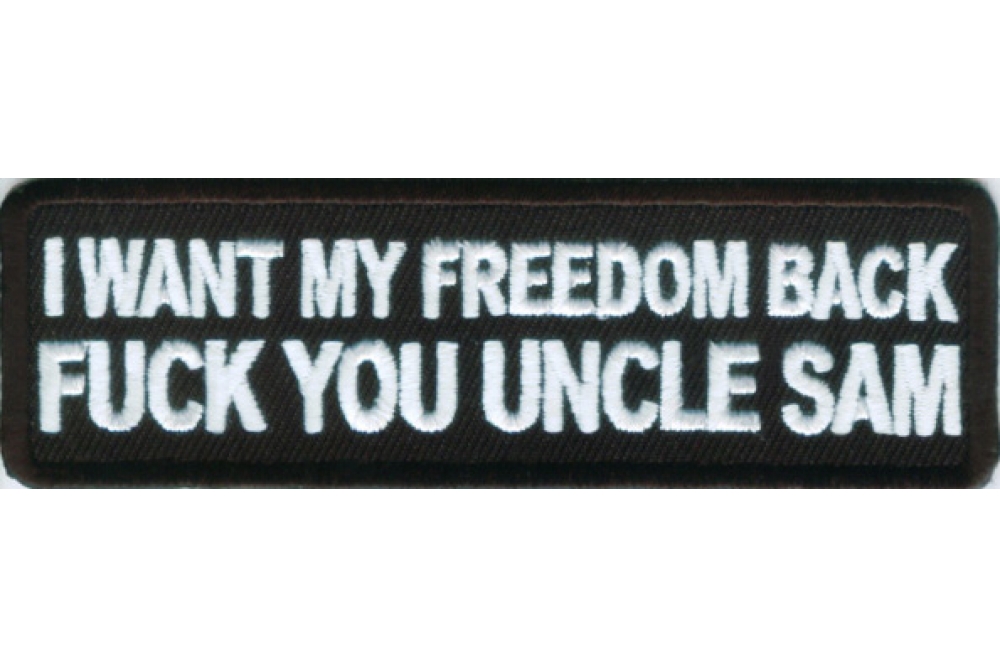 Fuck You Uncle Sam Freedom Patch