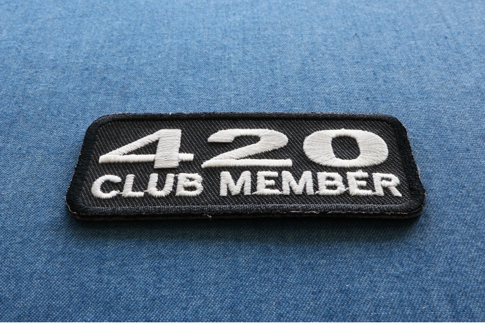 420 Club Member Patch diagonal view