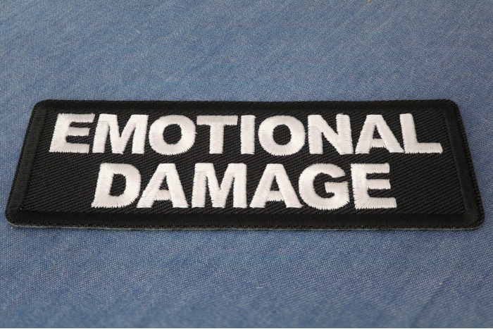 Emotional Damage Patch diagonal view