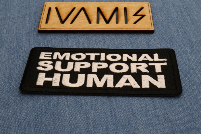 Support Patches Emotional Support Human Patch, Funny Saying Patches, Sew or Iron on ...