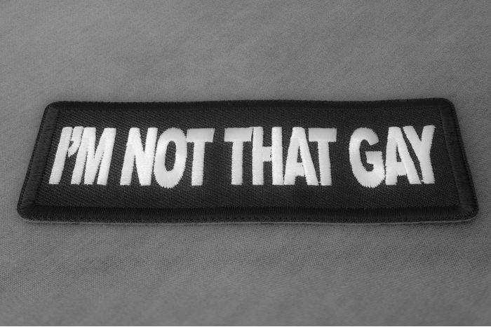 I'm not that Gay Patch diagonal view