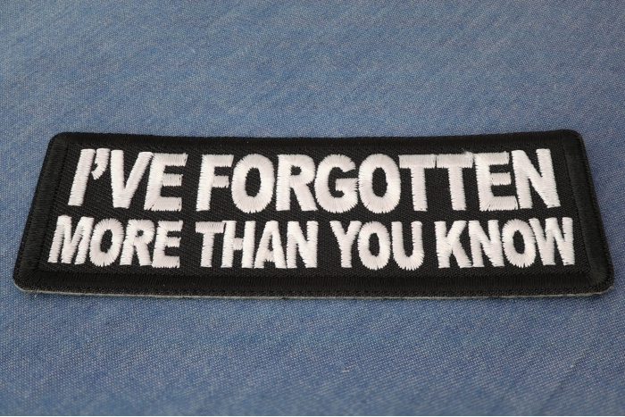 I've forgotten more than you know Patch diagonal view