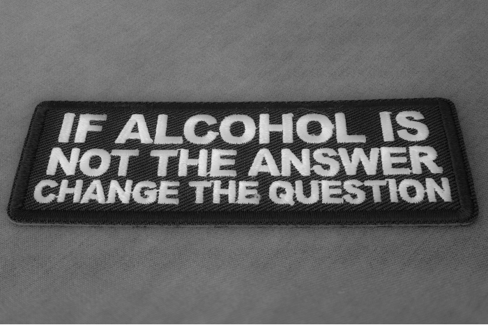 If alcohol is not the answer change the question Patch diagonal view