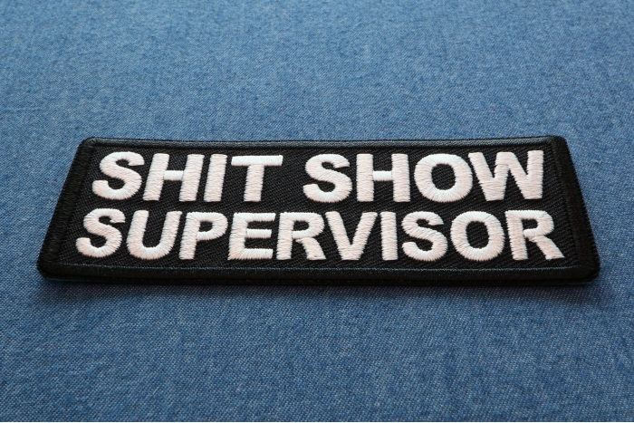 Shithook Patch Shit Show Supervisor Patch by Ivamis Patches