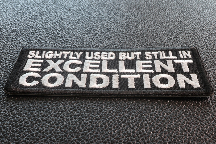 Slightly Used But Still in Excellent Condition Patch diagonal view