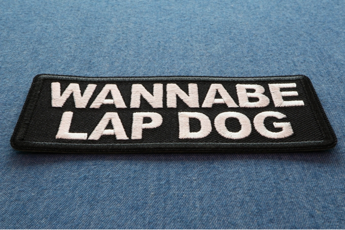 Wannabe Lap Dog Patch diagonal view