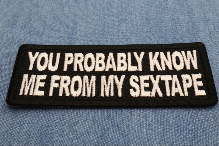 You probably know me from my Sextape Patch diagonal view