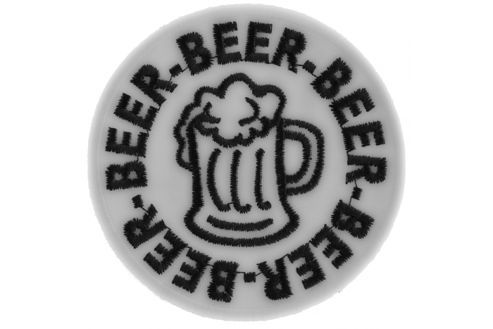 Beer Beer Beer Funny Iron on Patch