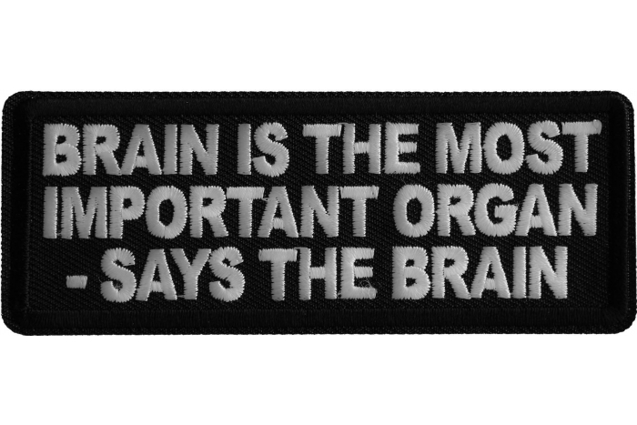 Brain the the most important Organ -Says The Brain Patch