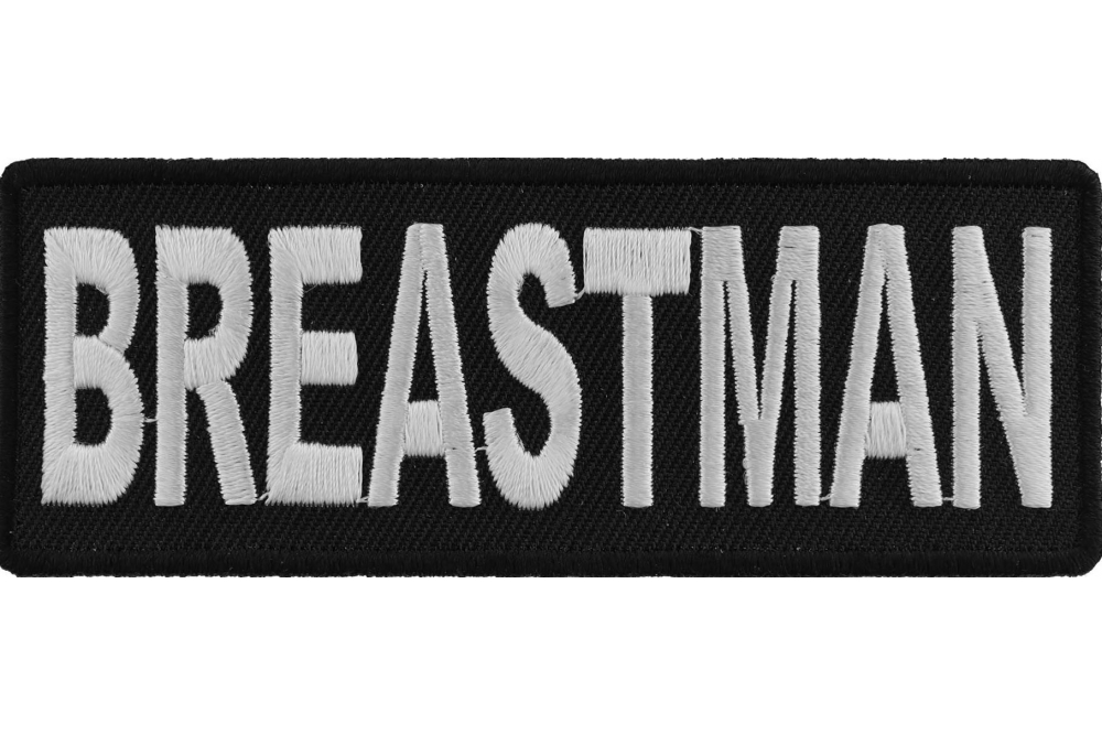 Breastman Funny Iron on Patch