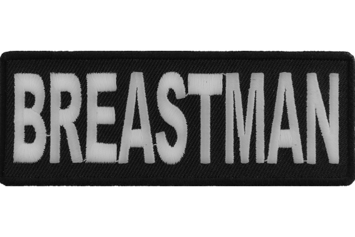 Breastman Funny Iron on Patch
