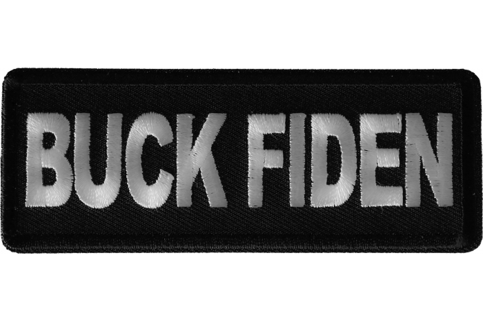 Buck Fiden Funny Iron on Patch