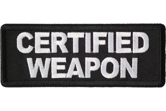 Certified Weapon Patch