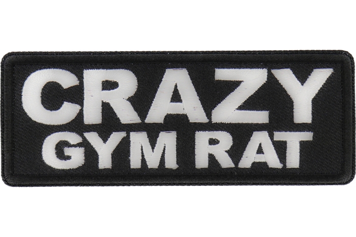 Crazy Gym Rat Patch