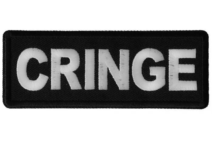 Cringe Funny Iron on Patch