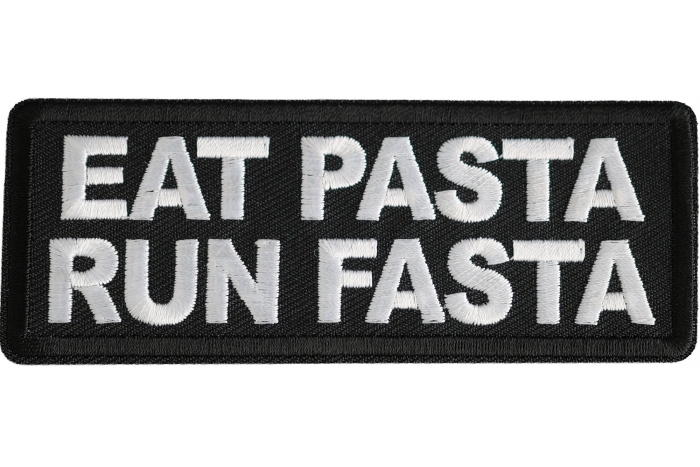 Eat Pasta Run Fasta Patch