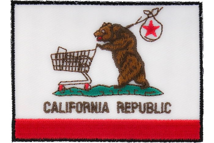 Homeless California Flag Patch